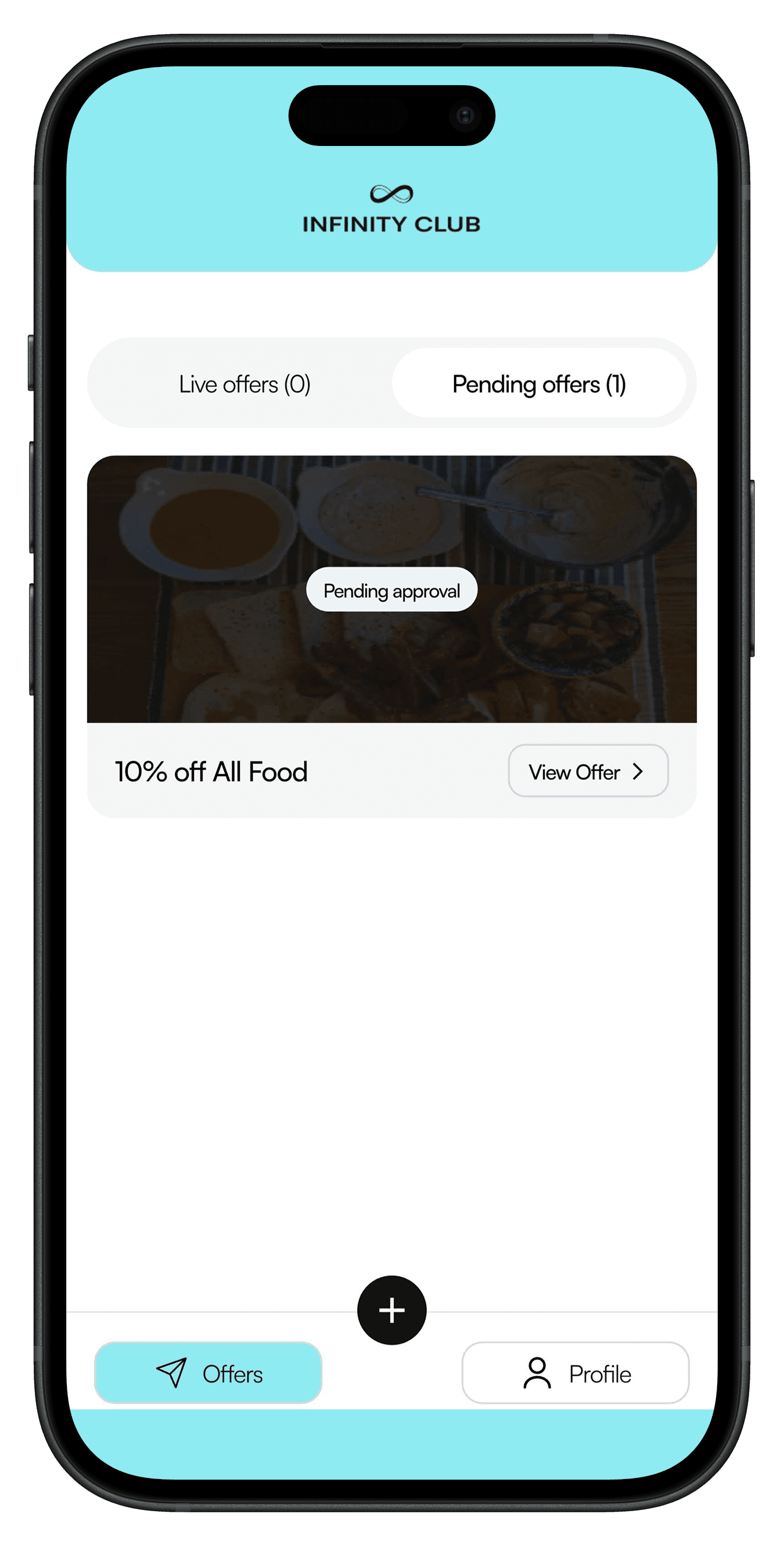 Infinity Club partner app - More footfall for your business